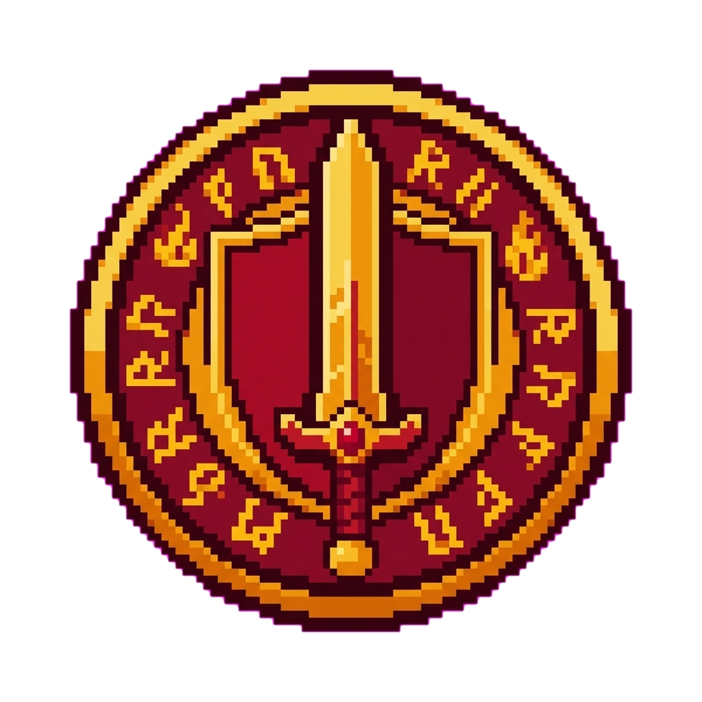 Iop class emblem — the warrior of Iop, god of battle